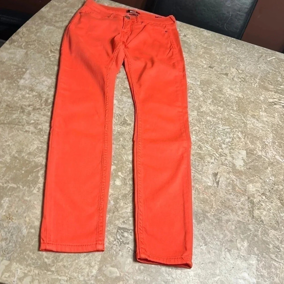 BDG Urban Outfitter red jeans mid rise twig  ankle 26W. 29L - Picture 6 of 9